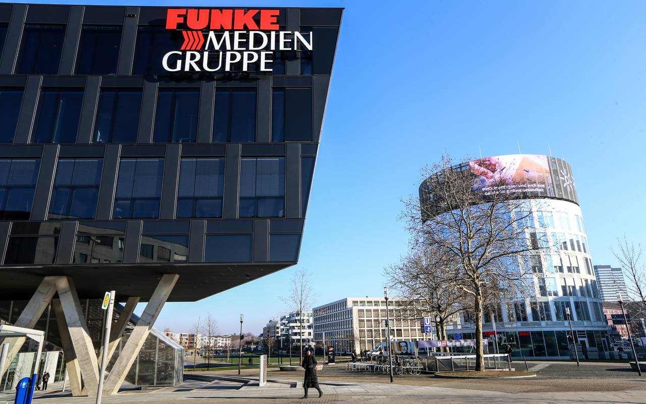 Neue Zentrale der FUNKE Mediengruppe in Essen am Berliner Platz