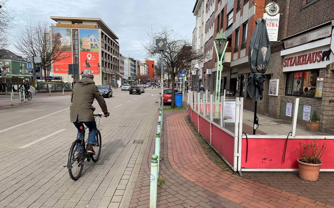 Fahrradchaos auf der Rüttenscheider Straße
