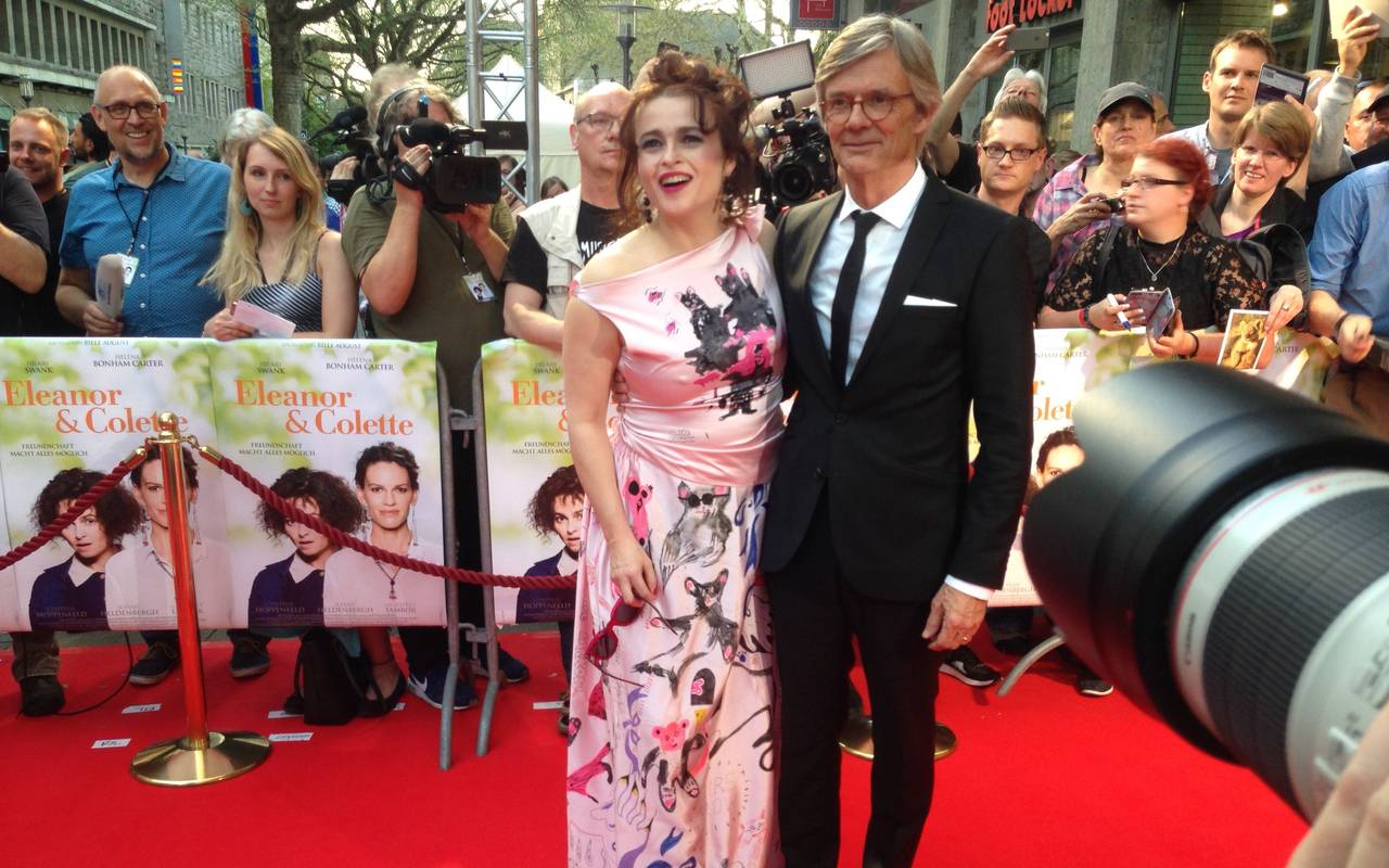 Helena Bonham Carter vor der Lichtburg