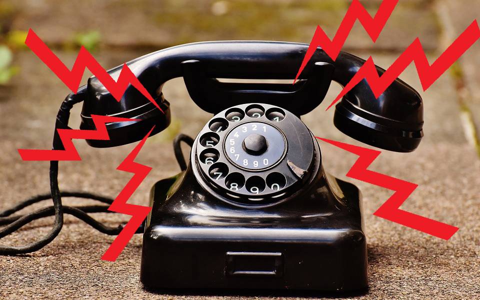 Tyrannisiertes Telefon