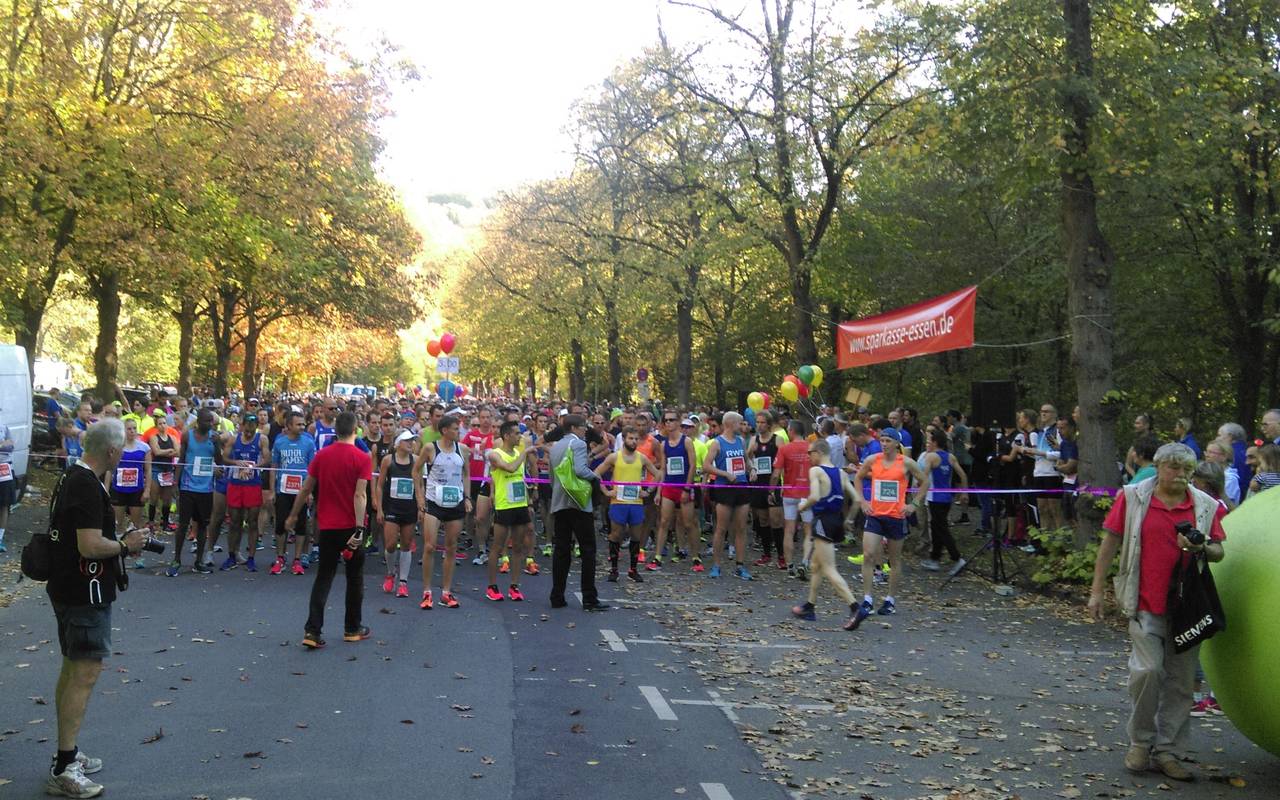 Nervosität vorm Start des innogy-Marathons