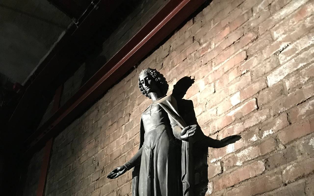 Die heilige St. Barbara, Schutzpatronin der Bergmänner an der Zeche Zollverein