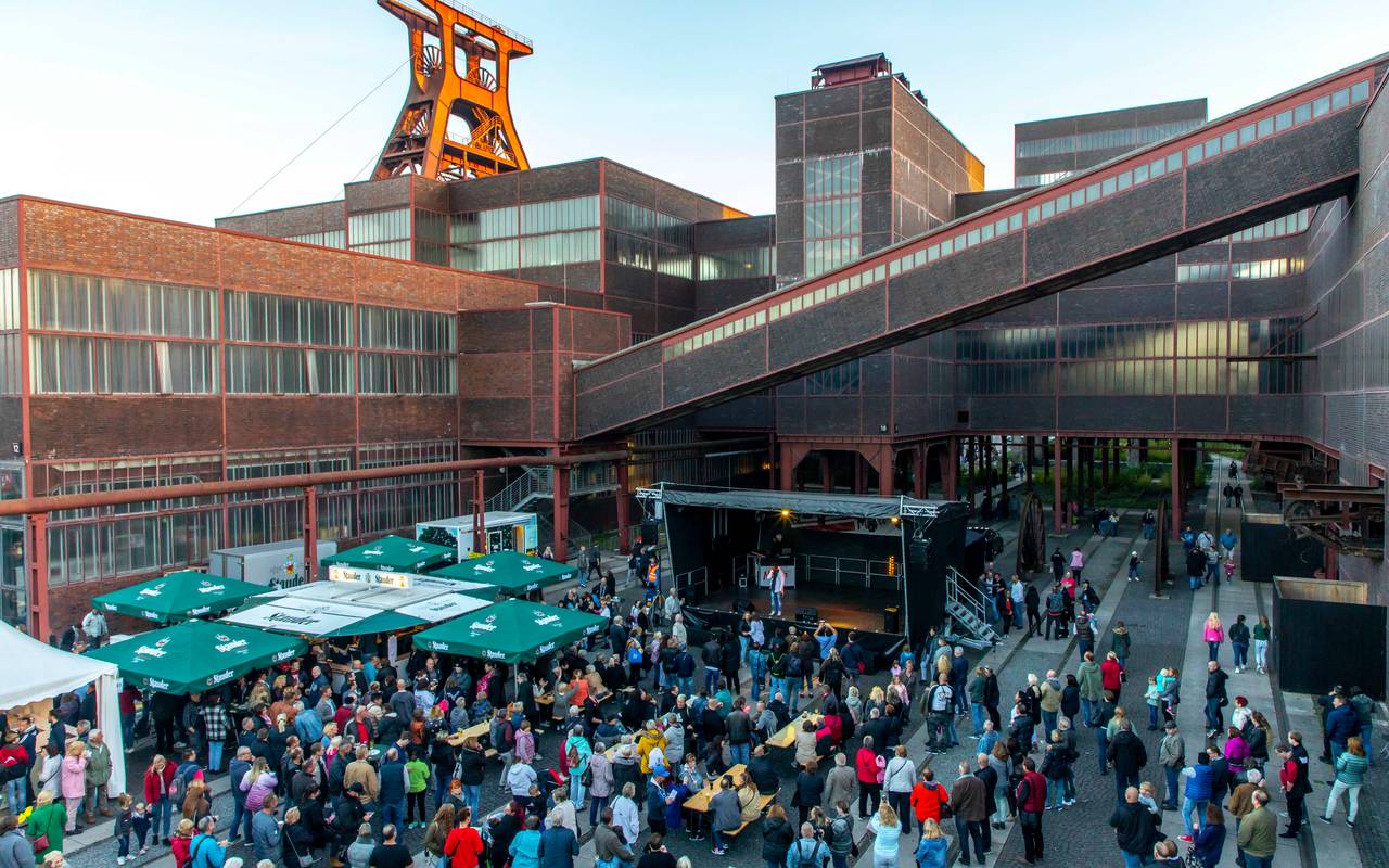 Besuchergruppe Zechenfest Zollverein