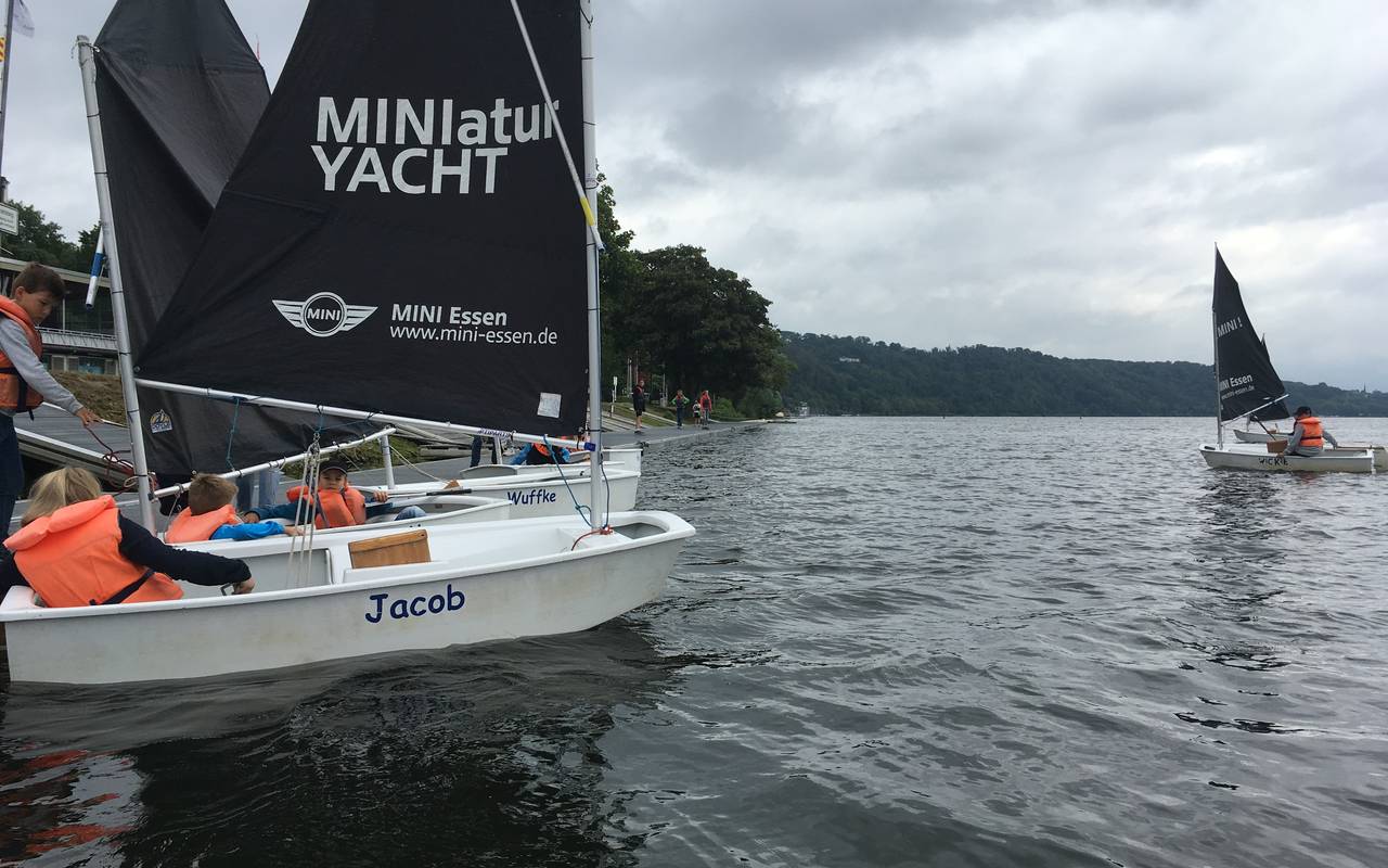 Segelboote auf dem Baldeneysee