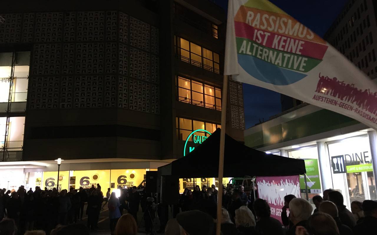 Demo in Essen nach Terror in Halle