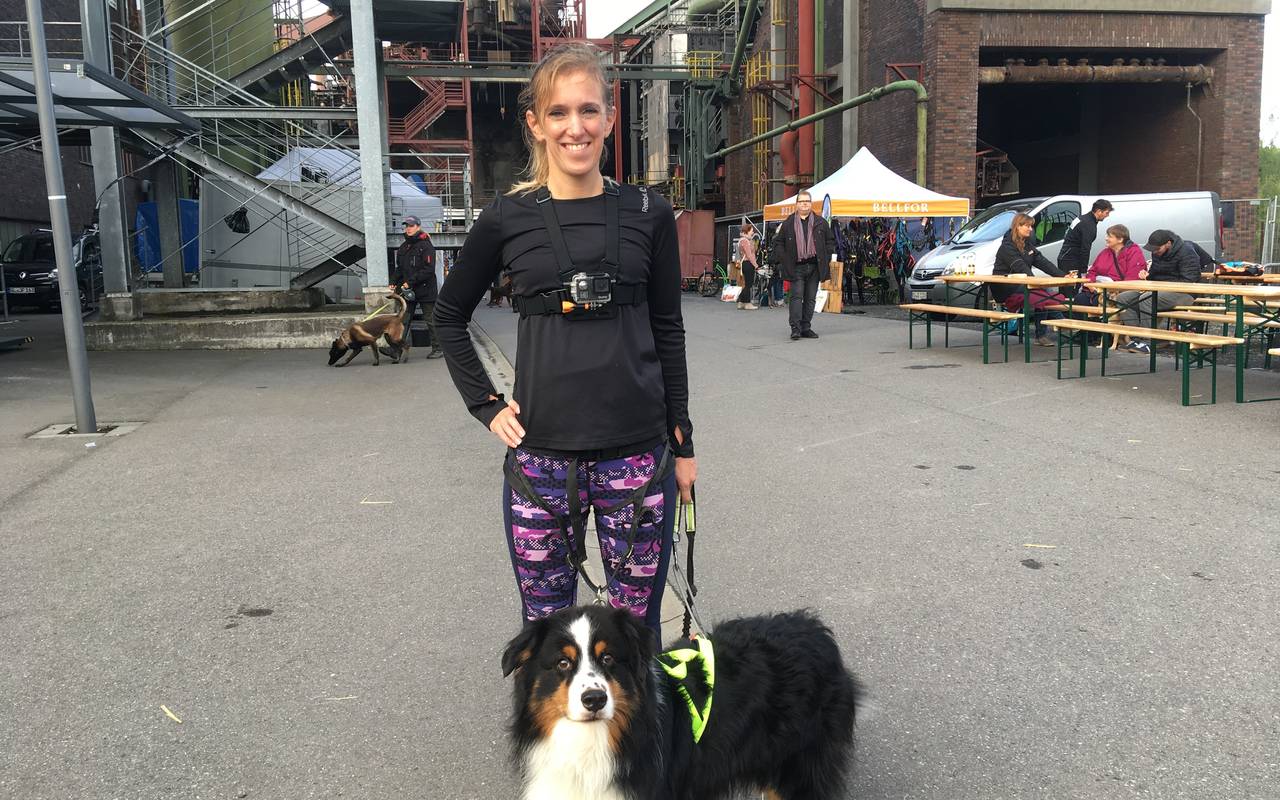 Hund Manolo und Linda
