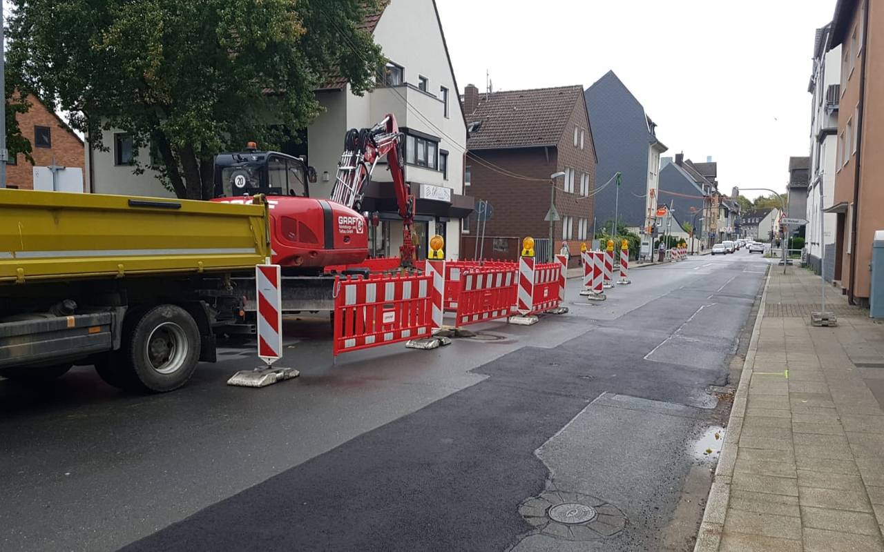 Baustelle in Dellwig