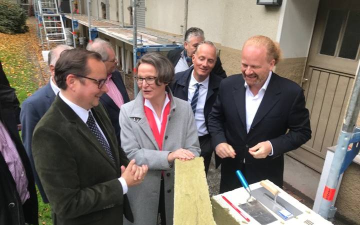 Besuch bei der Baustelle