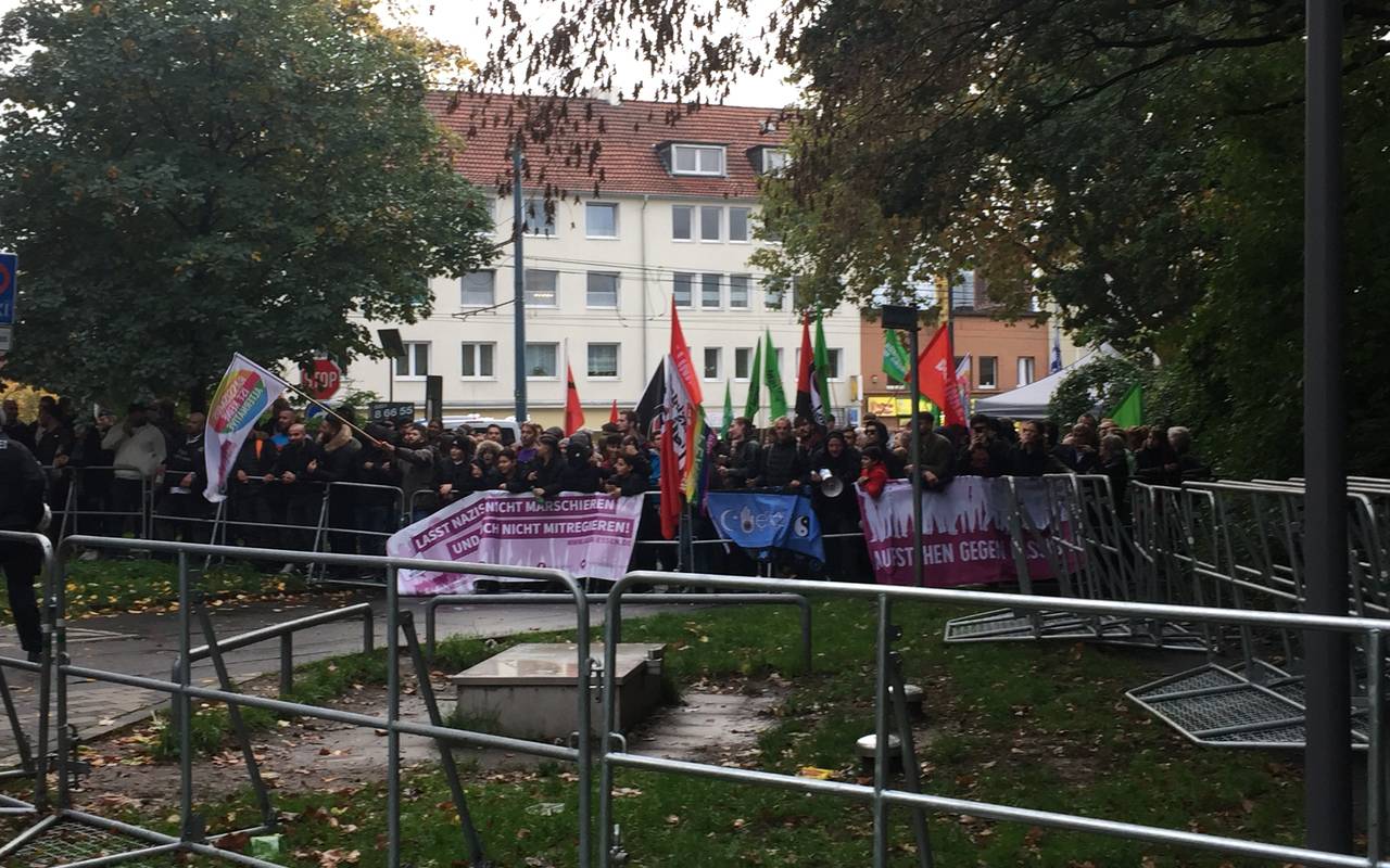 Gegendemonstration Wasserturm Südostviertel