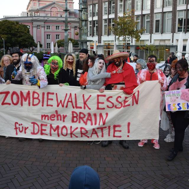 Demo für Zombie-Walk