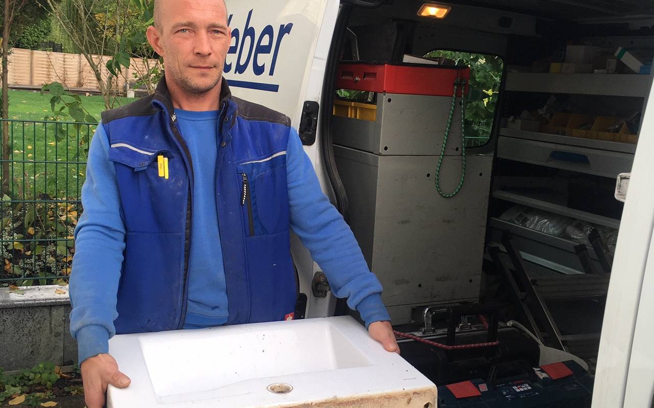 Viel zu tun Marc J. Weber in Altenessen.