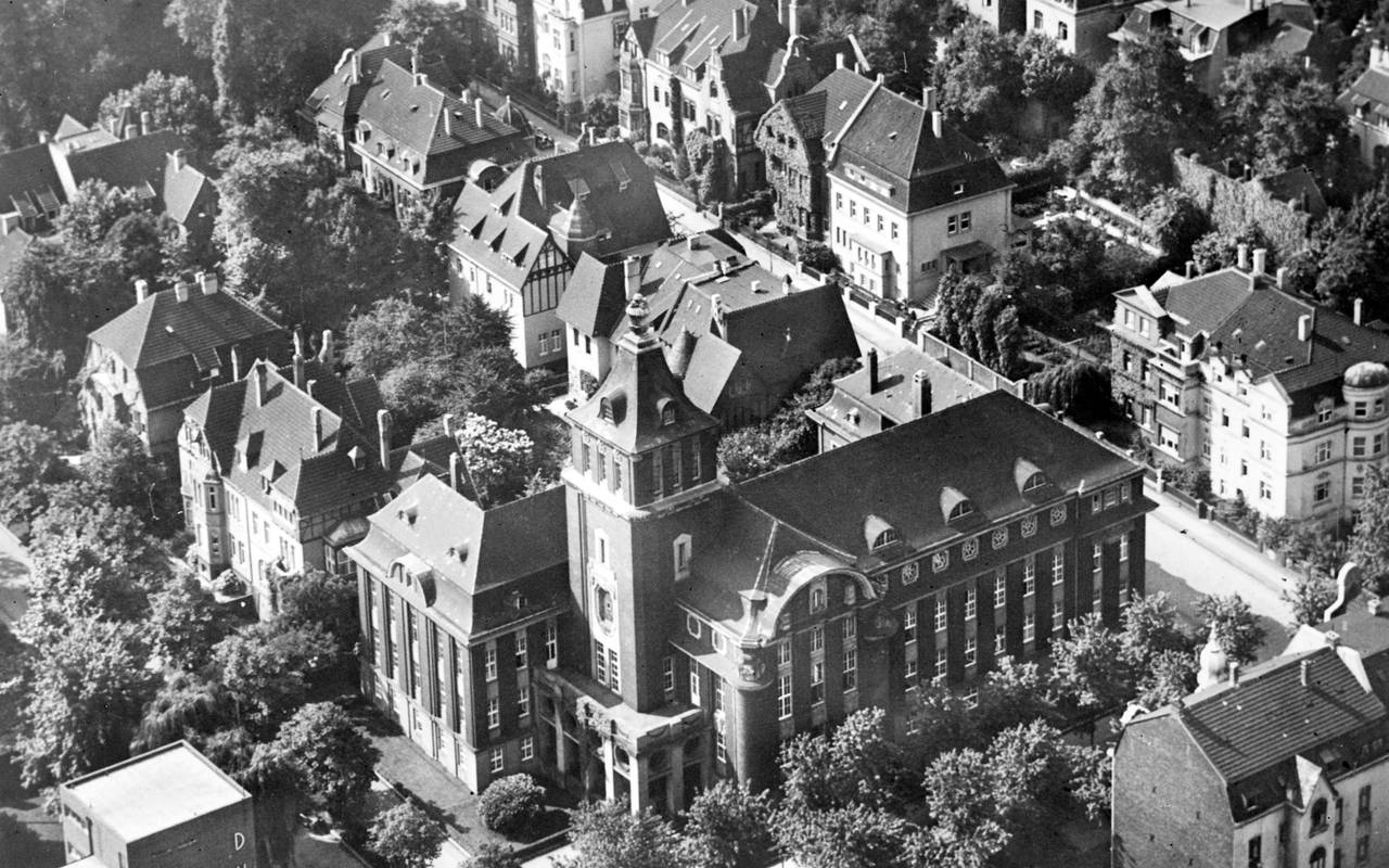 Haus aus der Vogelperspektive