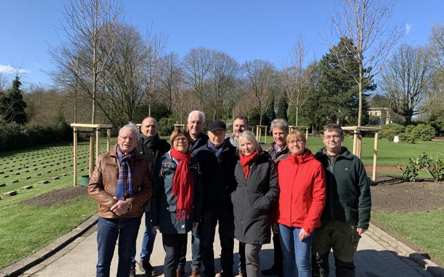 Terrassenfriedhof in Essen-Schönebeck