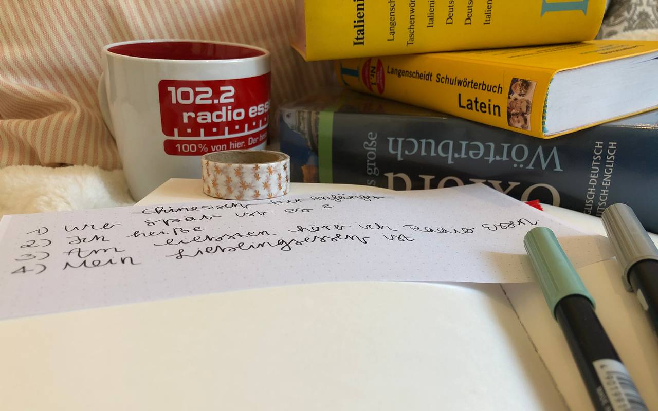 Portugiesisch, Chinesisch oder die alten Latein Fähigkeiten aufleben assen- Sprachen lernen geht auch zuhause.