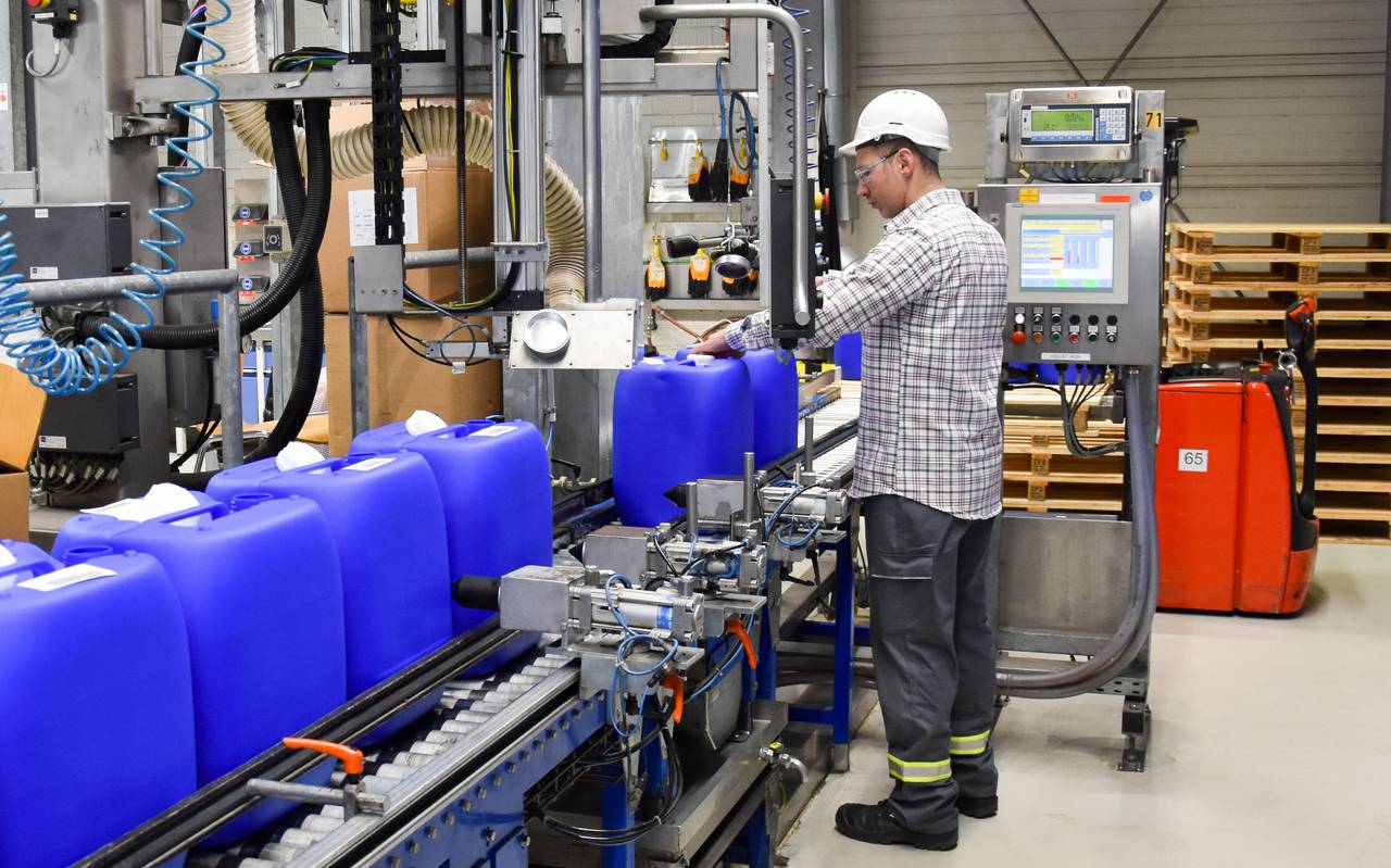 Evonik aus Essen stellt Desinfektionsmittel her