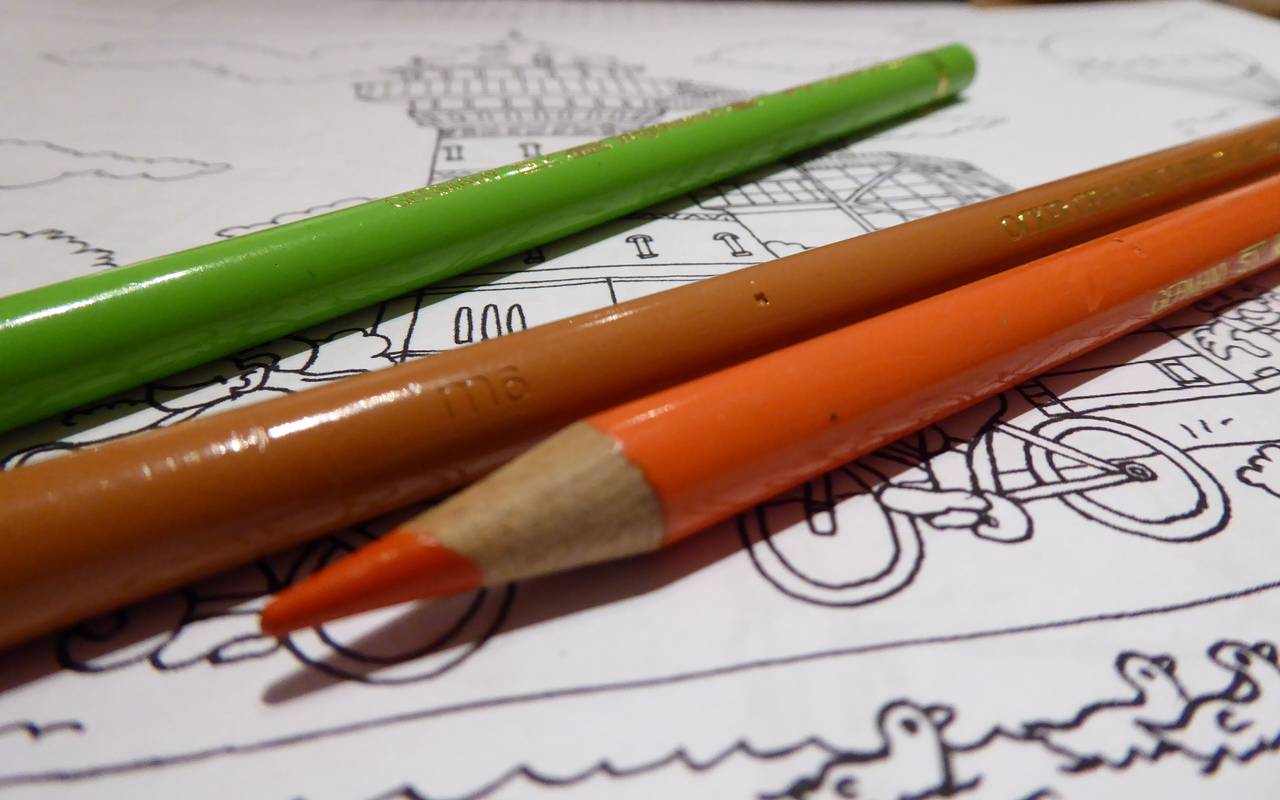 Von Künstlern wie dem Zeichner Jörg Hilbert (Ritter Rost) gibt es jeden Tag neue Pott-Motive zum Ausmalen.