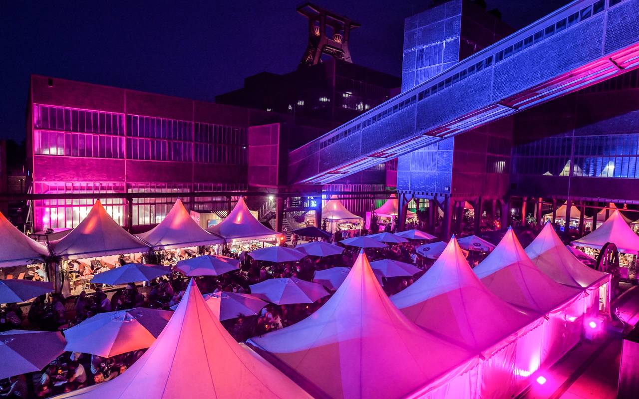 Gourmetmeile Metropole Ruhr auf Zollverein in Essen