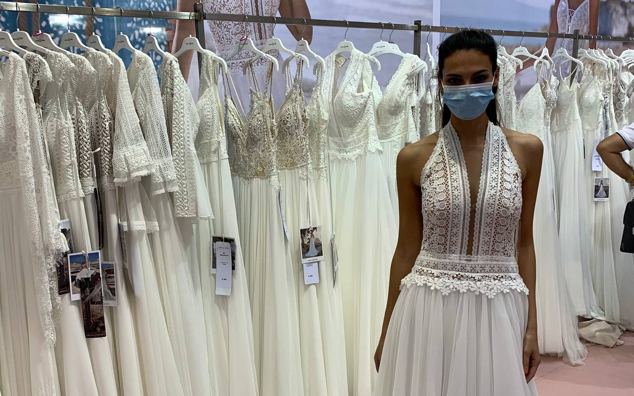 Die European Bridal Week in Essen. Die erste Messe überhaupt in Deutschland nach der Corona-Pause.