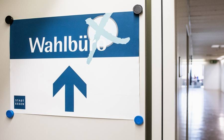 Im Rathaus Essen kann man ab sofort schon für die Kommunalwahl 2020 wählen.