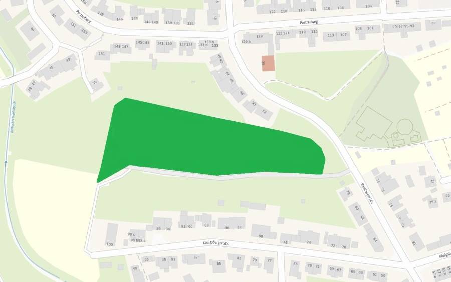 Neuer Wald in Essen-Frohnhausen an der Hamburger Straße