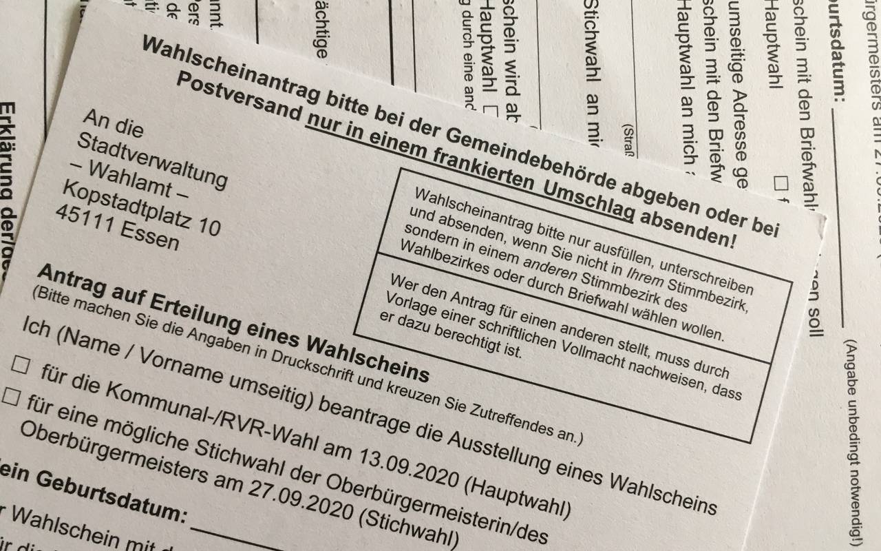 In Essen müssten die Wahlbenachrichtigungen so langsam überall eingetroffen sein. In fast drei Wochen findet die Kommunalwahl 2020 statt.