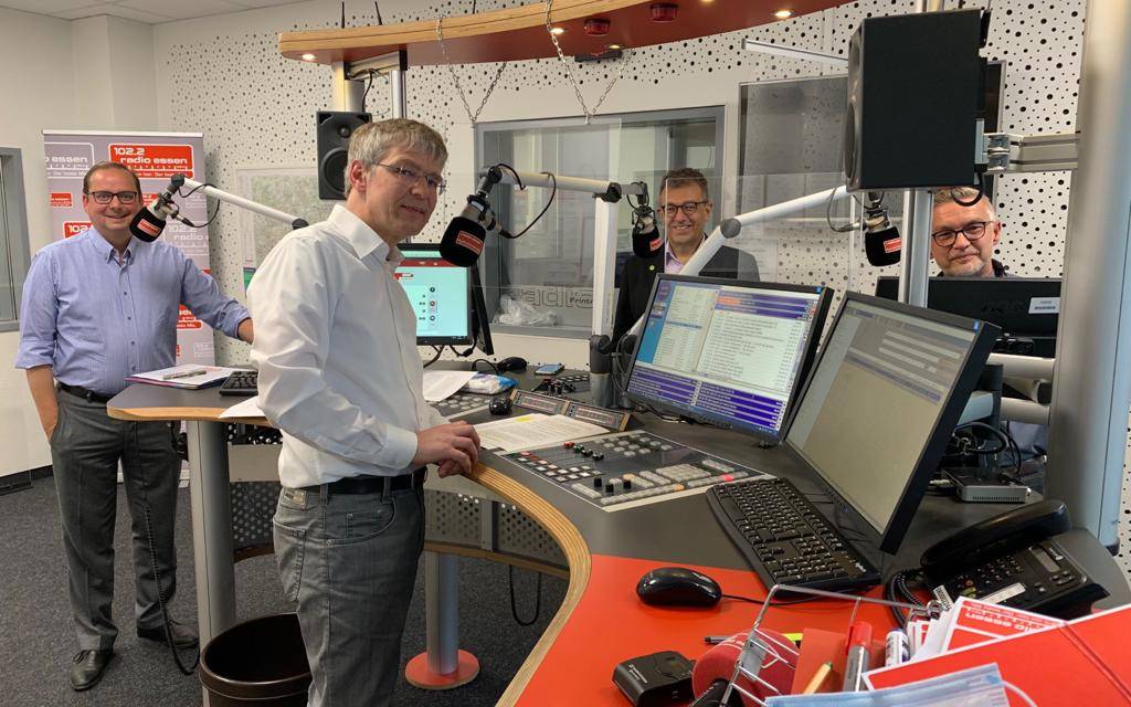 Die Oberbürgermeister-Kandidaten live bei Radio Essen