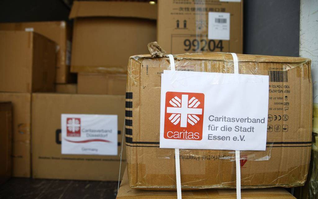 Hilfstransporte aus Essen für Flüchtlinge in Moria in Griechenland