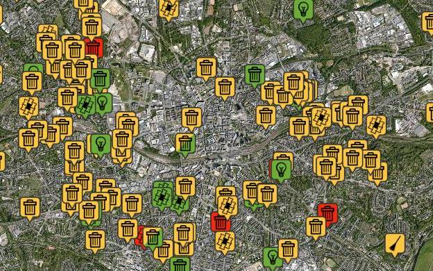 Mängelmelder-App der Stadt Essen