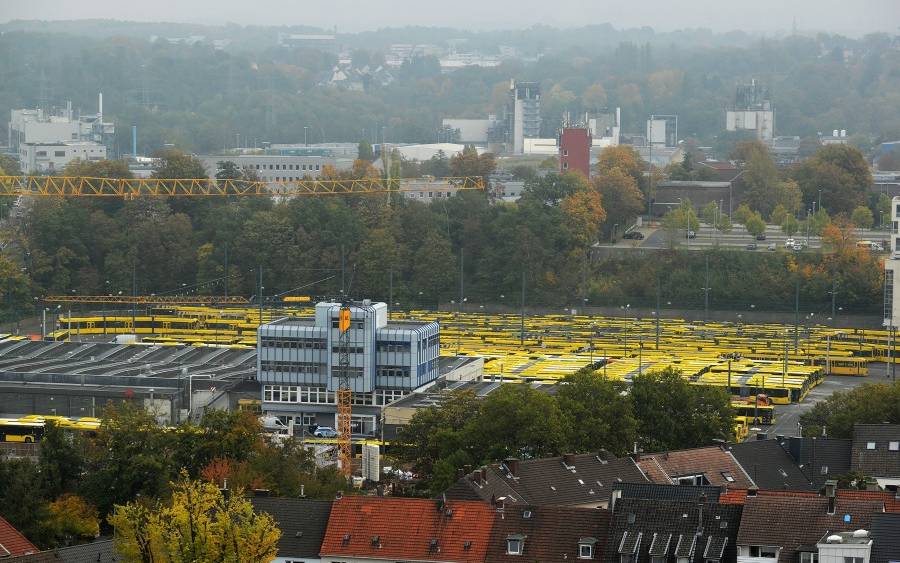 Betriebshof der Ruhrbahn in Essen-Ostviertel