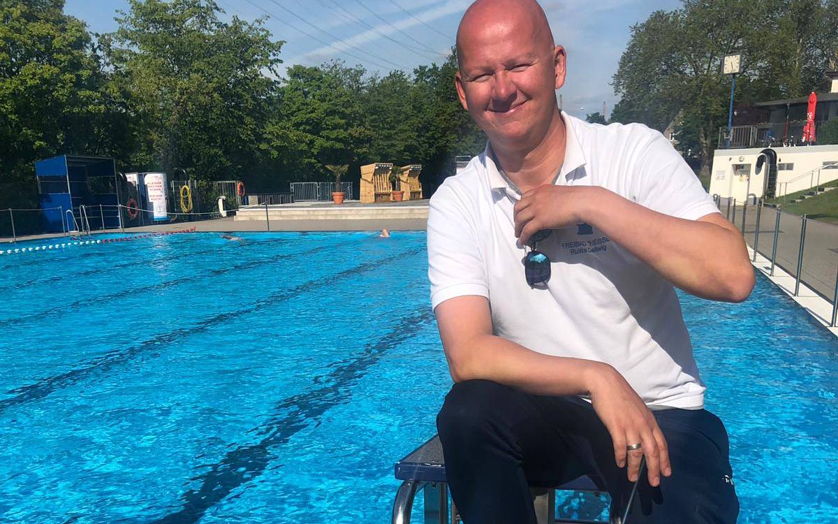 Sven Conrads, ehemaliger Badleiter im Freibad Hesse in Essen
