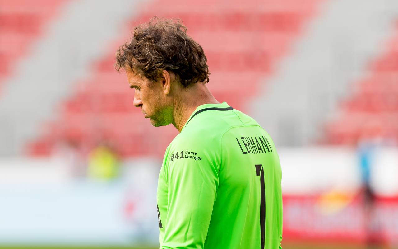 Jens Lehmann bei den "Champions for Charity" in der BayArena, Leverkusen.