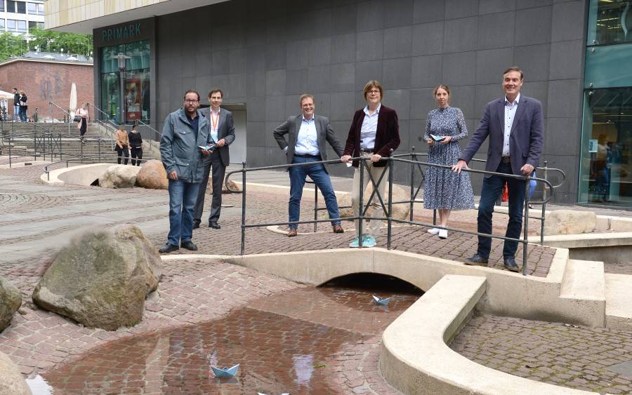 Brunnen Kardinal-Hengsbach-Platz in Essen-Innenstadt