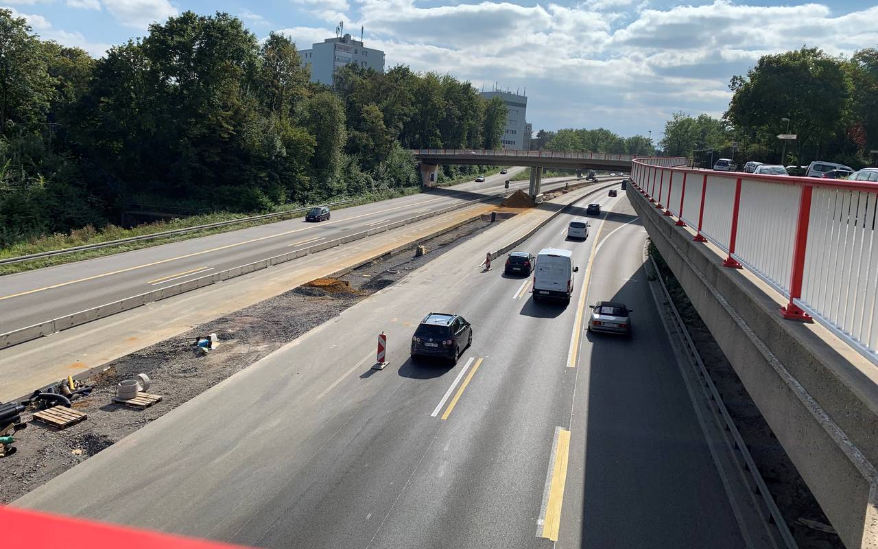 A52 bei Essen-Bergerhausen