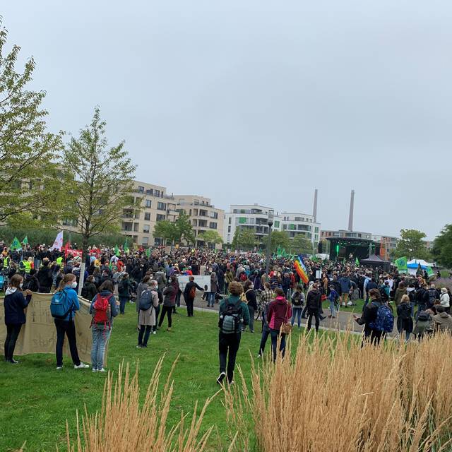 Fridays for Future streikt in Essen kurz vor der Bundestagswahl für das Klima.