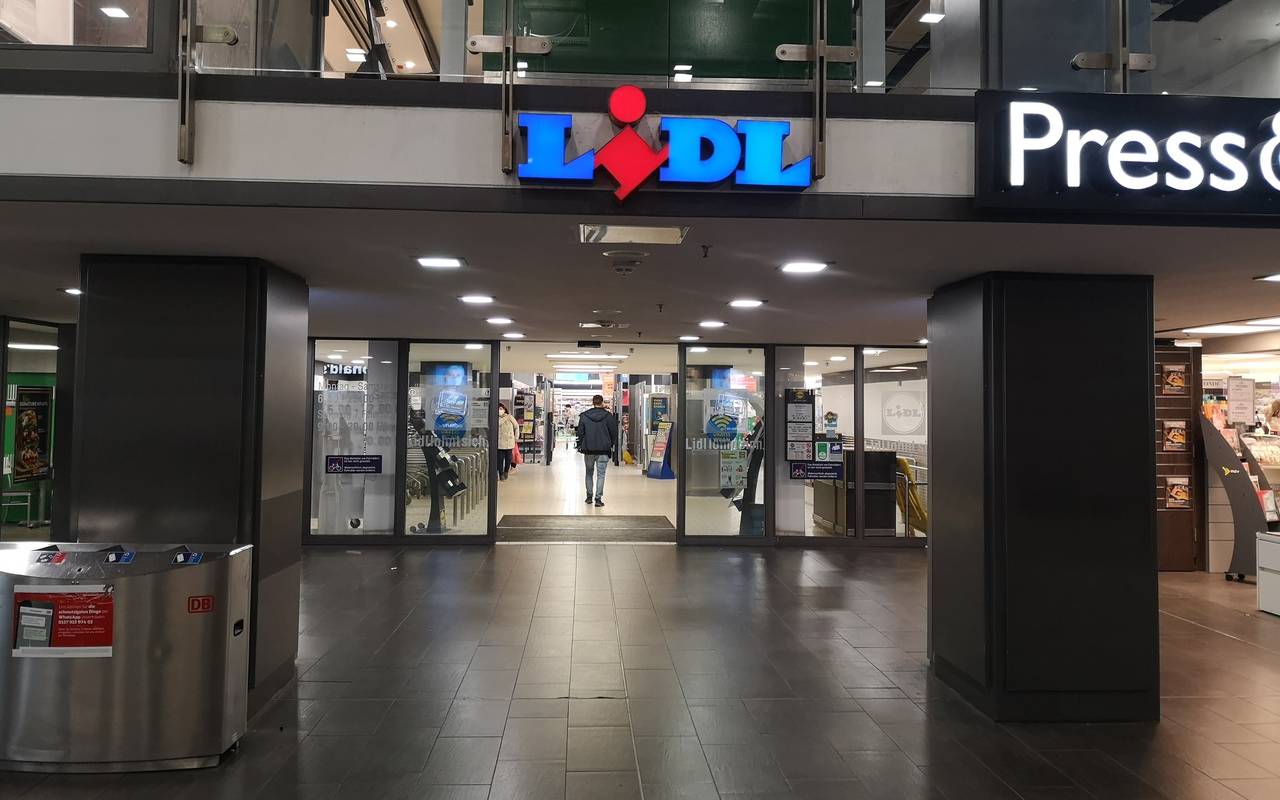 Lidl im Hauptbahnhof Essen