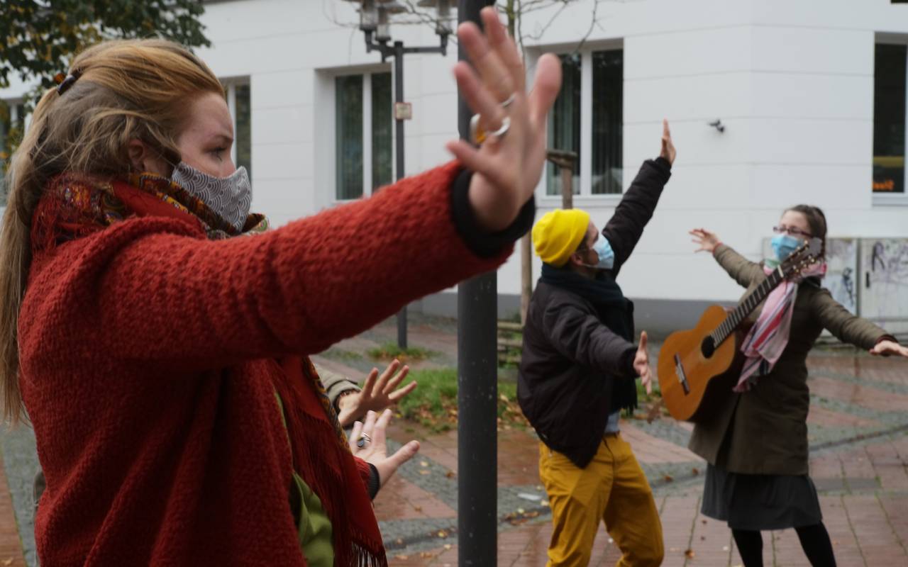 Tanz und Musik beim Workshop