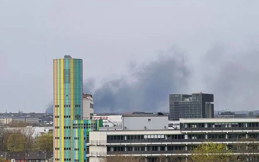 Rauchwolke über Essen