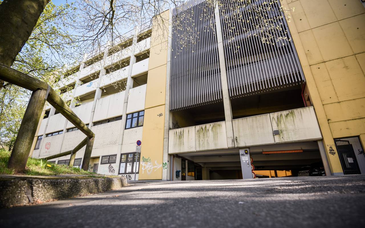 Parkhaus an der Stolbergstraße / Kraftstraße in Essen-Borbeck