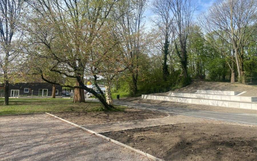 Grünanlage Elisenplatz in Essen-Ostviertel (2022)