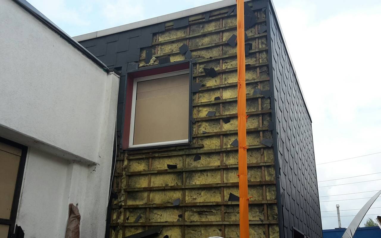 Schäden am Sikh-Tempel in Essen-Nordviertel (2016)