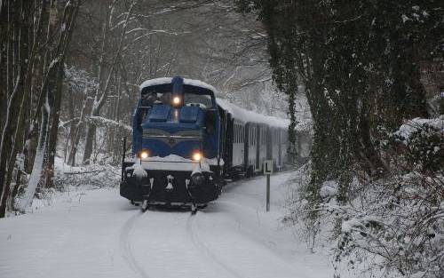 Hespertalbahn im Winter in Essen