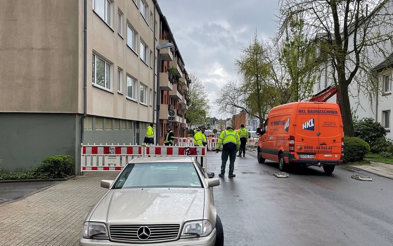 Bomben-Fundort Essen-Bergerhausen