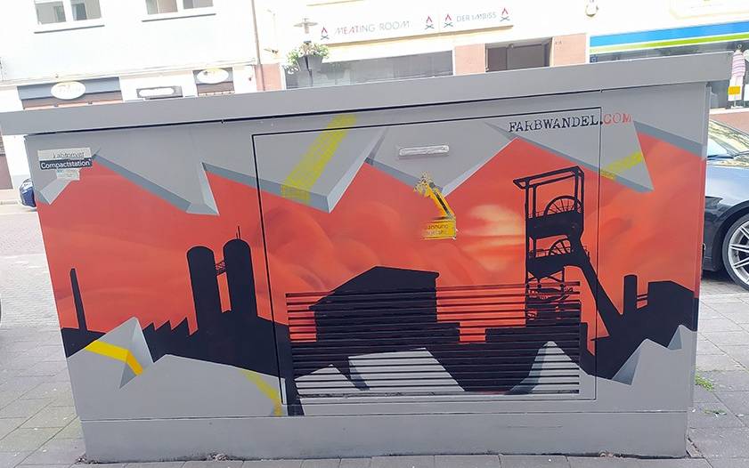 Stromkasten in Altenessen.