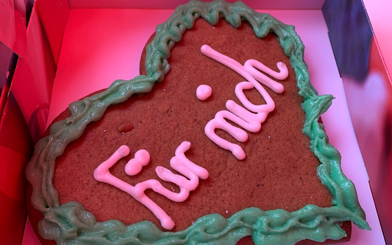 Lebkuchenherz Weihnachten "Für mich"