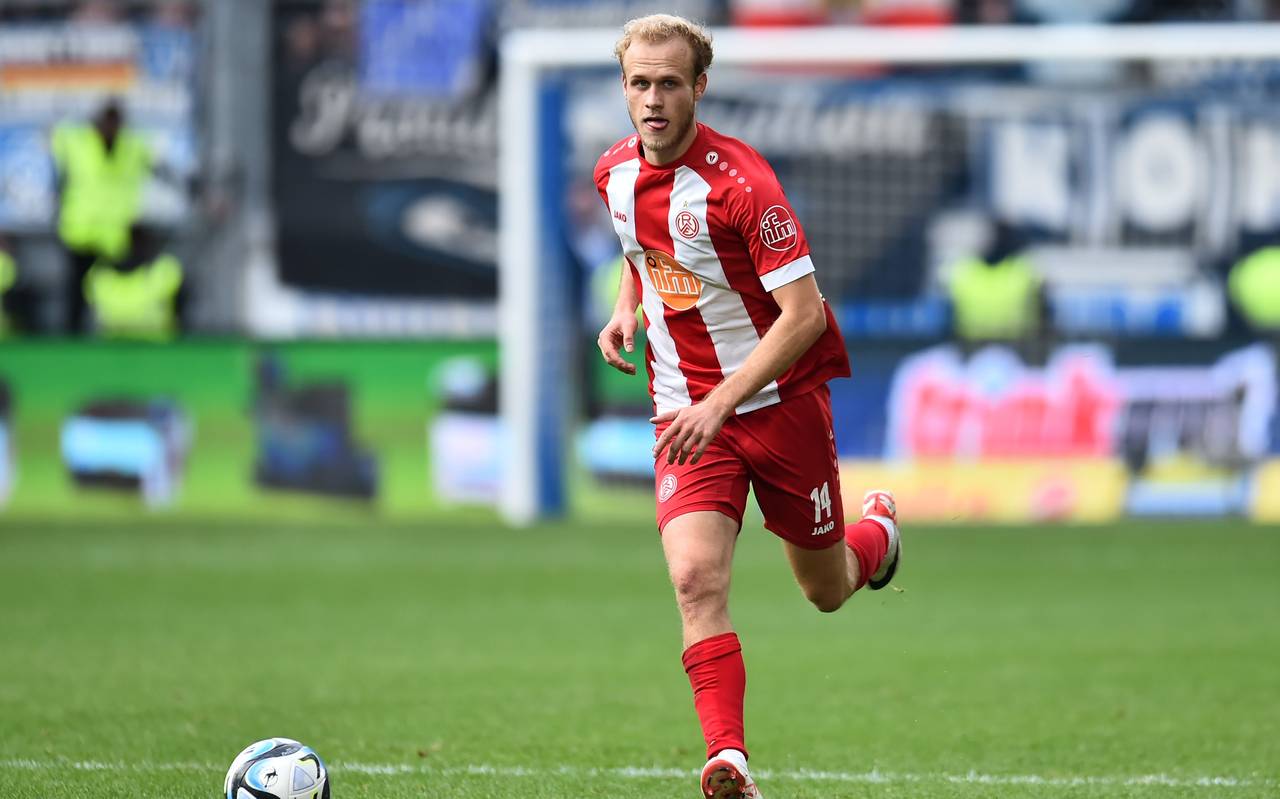 Mittelfeld-Spieler Lucas Brumme bei Rot-Weiss Essen