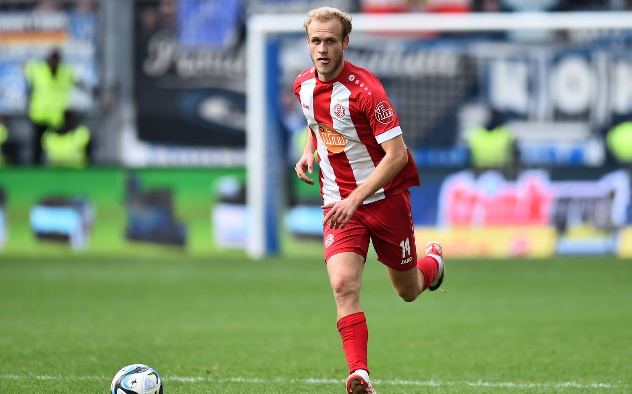 Mittelfeld-Spieler Lucas Brumme bei Rot-Weiss Essen