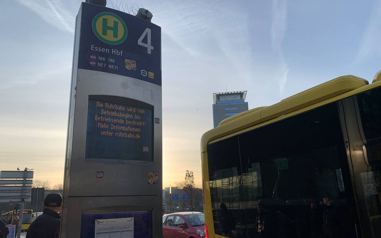 ÖPNV-Streik in Essen