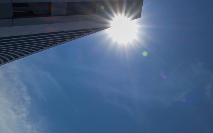 Sonne und Hitze in Essen