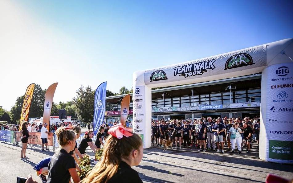 Startschuss beim Teamwalk in Essen 2023