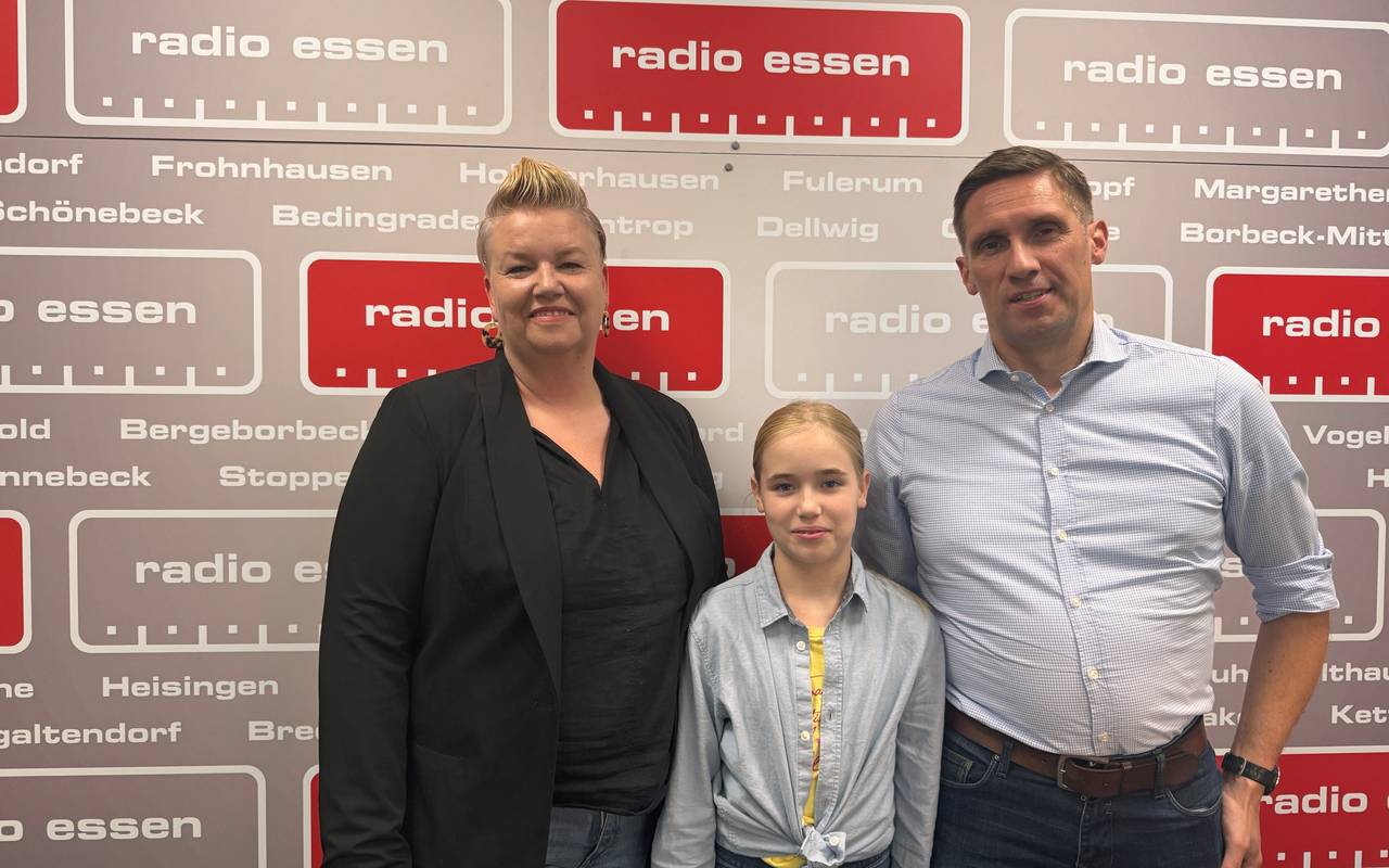 Stephanie Peters, Lars Peters und Tochter Sophie